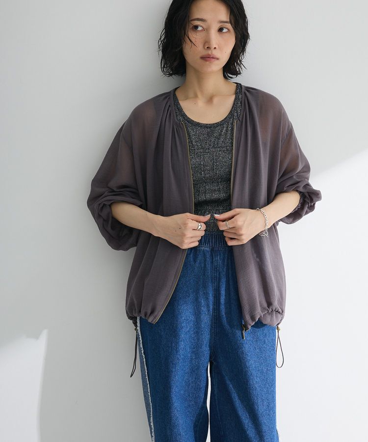 Green Parks「イージーケアシアーボイルシャツブルゾン」|シャツ・ブラウス|