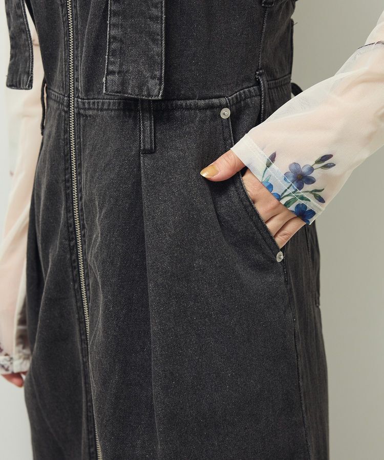 Green Parks「・SUGAR SPOON 2wayデニムジャンスカ」|ジャンパースカート|