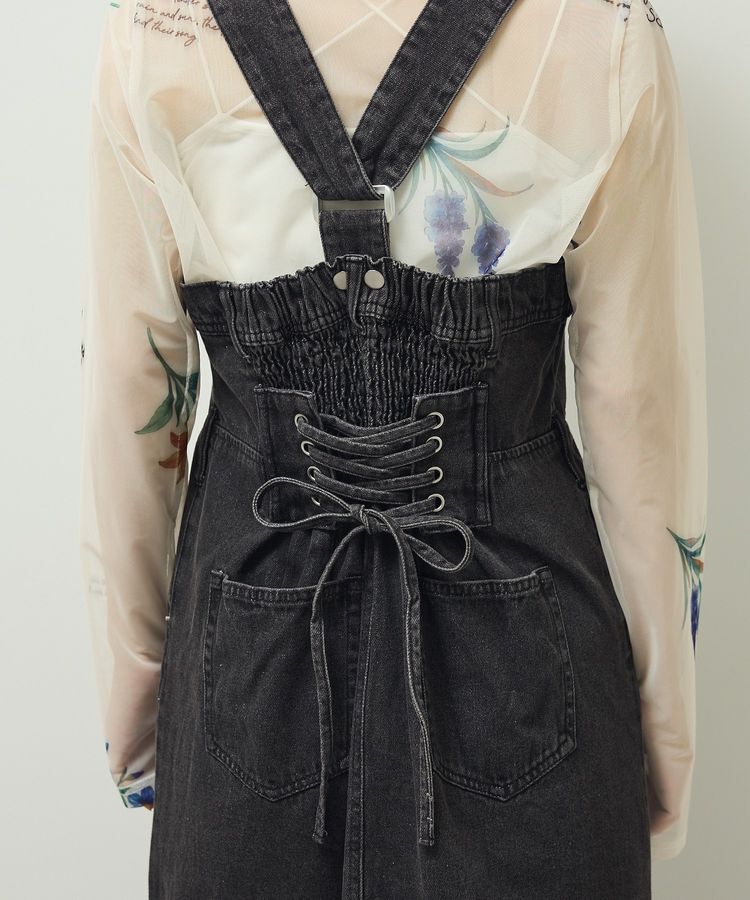 Green Parks「・SUGAR SPOON 2wayデニムジャンスカ」|ジャンパースカート|