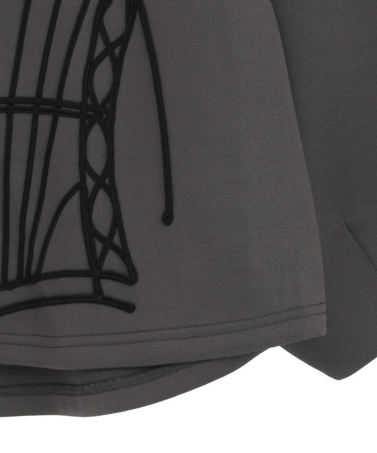 Green Parks「■ESCAR コルセットコード刺繍プルオーバー」|Tシャツ・カットソー|