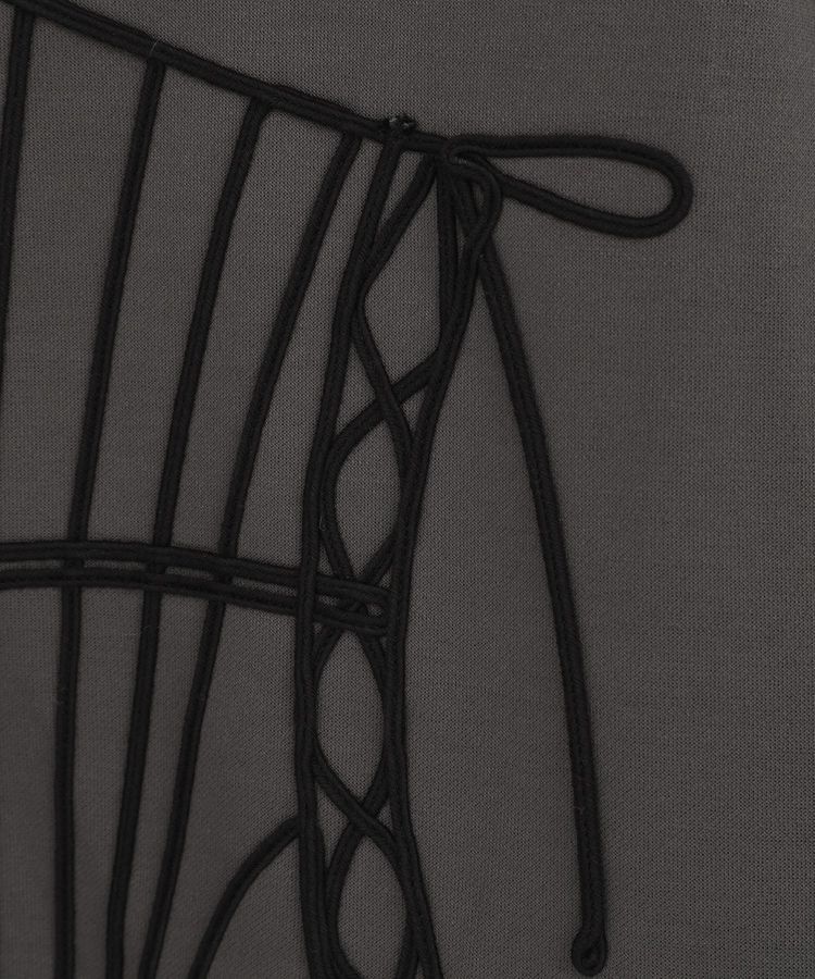 Green Parks「■ESCAR コルセットコード刺繍プルオーバー」|Tシャツ・カットソー|