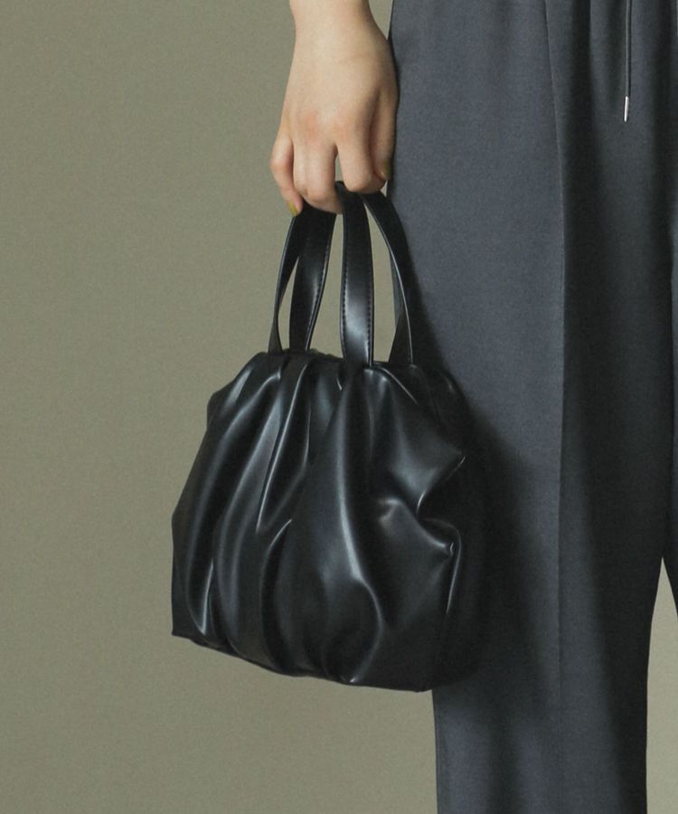 armonia「andmikka.タック2WAYボストンバッグ」|ショルダー・メッセンジャー|Black