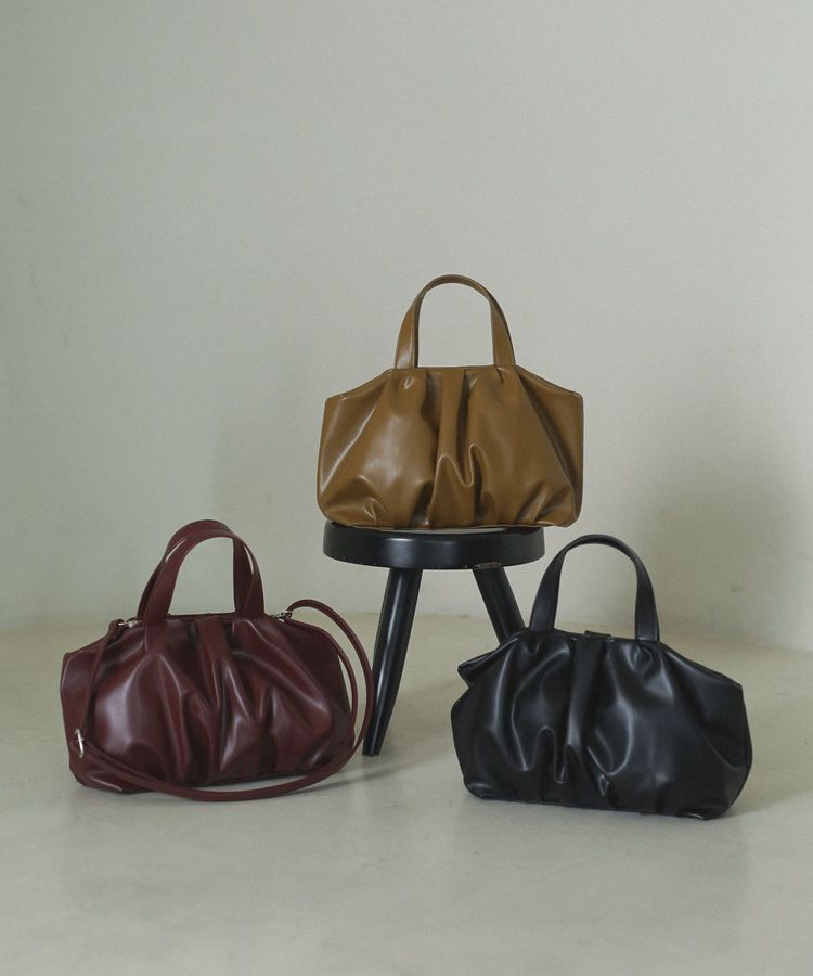 armonia「andmikka.タック2WAYボストンバッグ」|ショルダー・メッセンジャー|