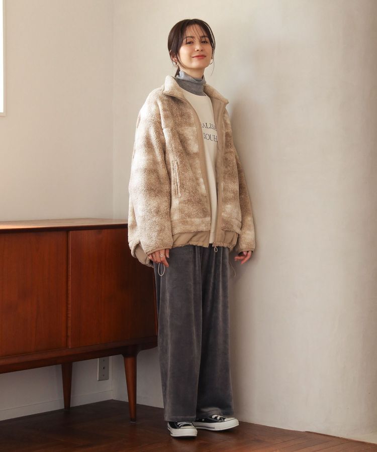 Green Parks「スタンドボアジャケット」|ブルゾン・スタジャン|