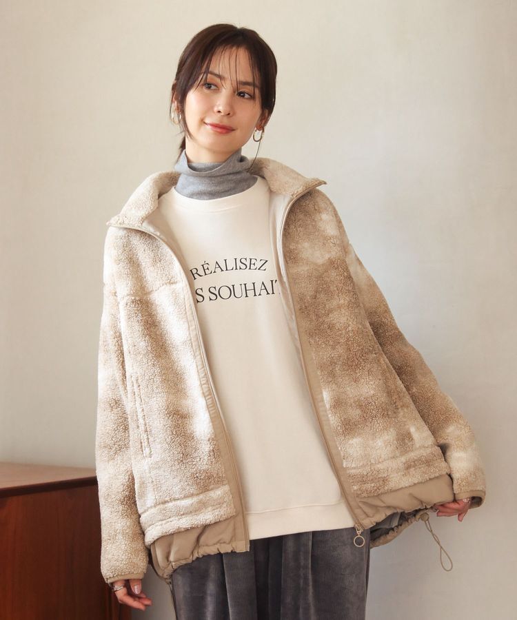 Green Parks「スタンドボアジャケット」|ブルゾン・スタジャン|