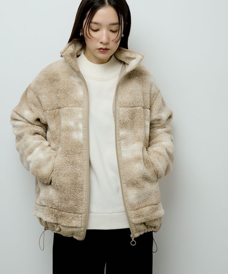 Green Parks「スタンドボアジャケット」|ブルゾン・スタジャン|