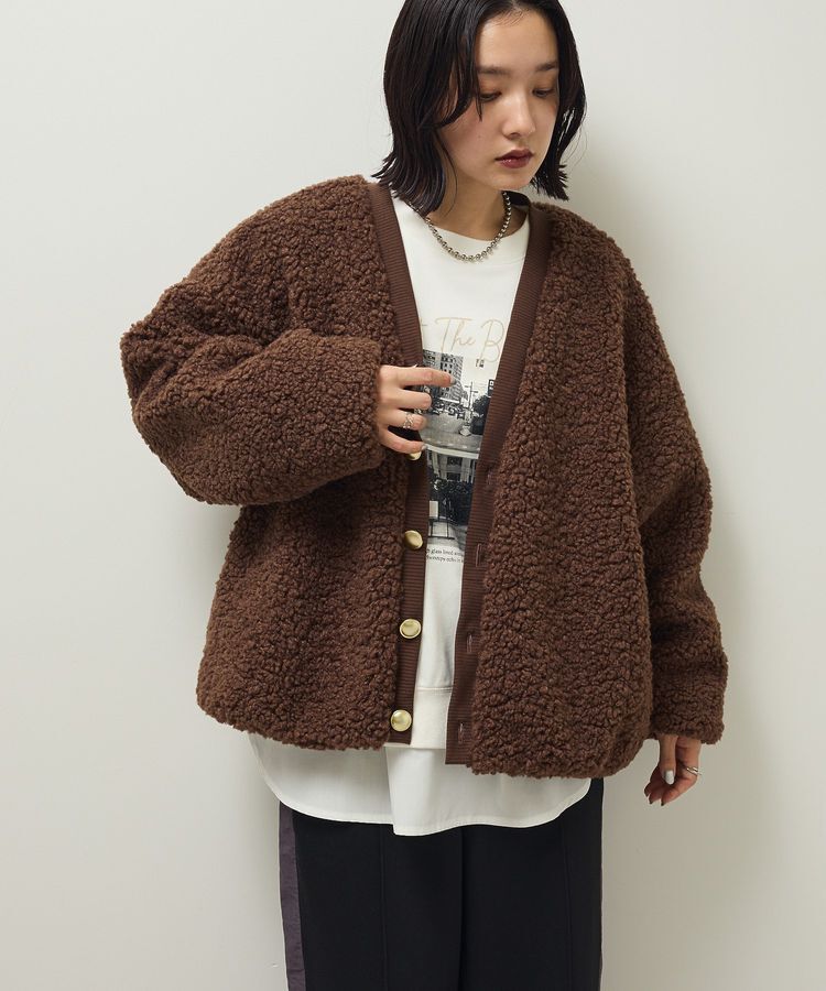 Green Parks「Vネックボアカーディジャケット」|その他|