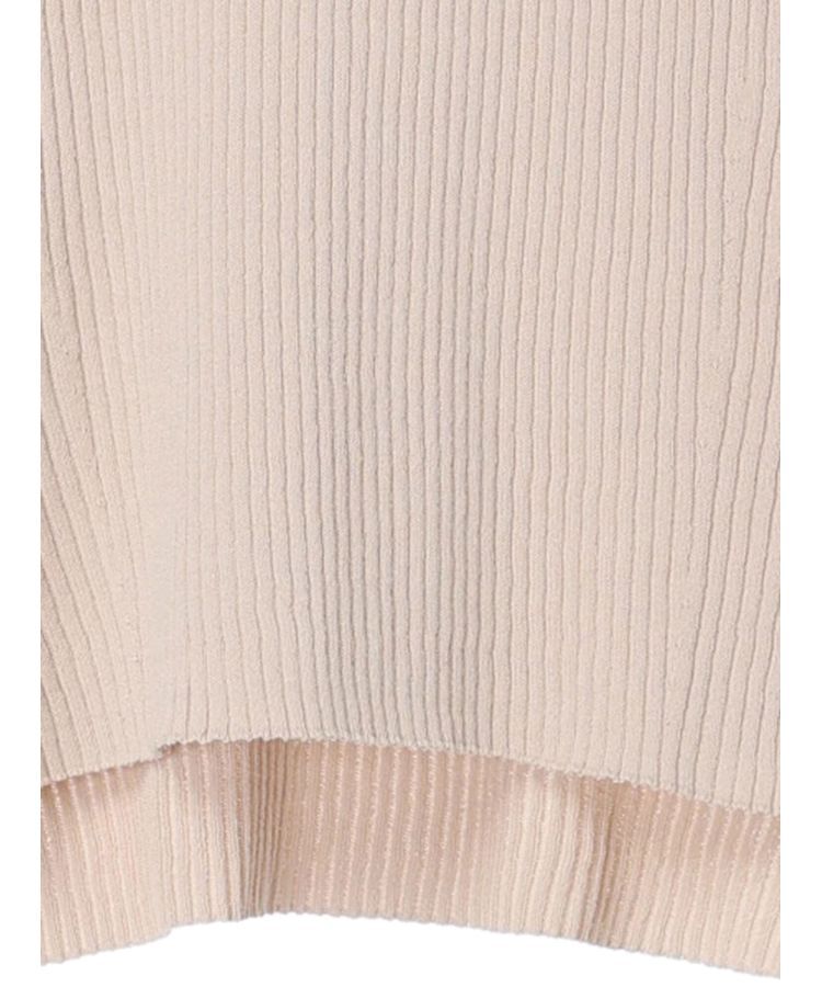 YECCA VECCA「袖口シアーリブニット」|ニット・セーター|