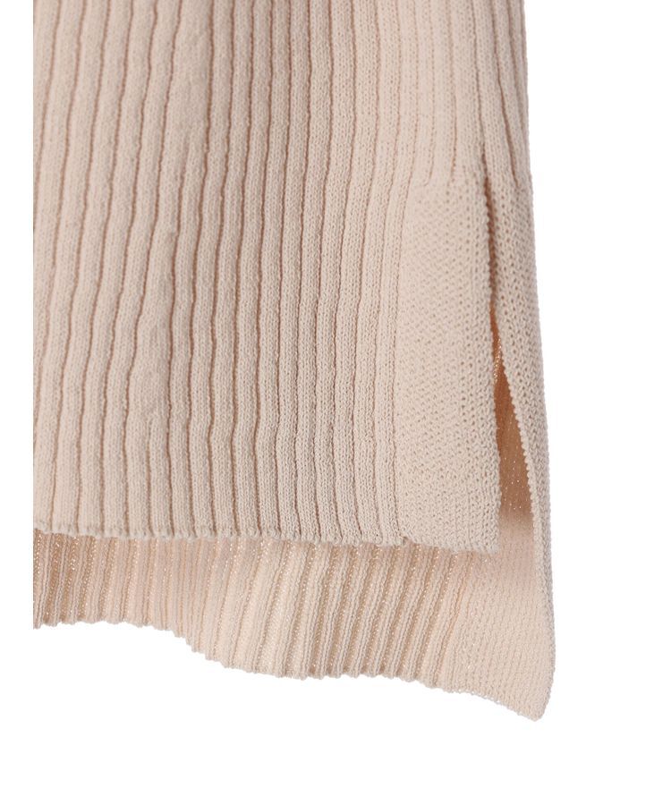 YECCA VECCA「袖口シアーリブニット」|ニット・セーター|