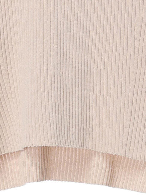 YECCA VECCA「袖口シアーリブニット」|ニット・セーター|