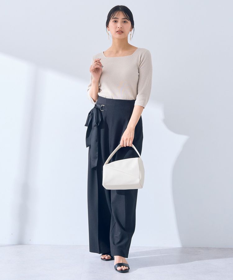 YECCA VECCA「【cache cache】アシンメトリーワンハンドルバッグ」|ハンドバッグ|