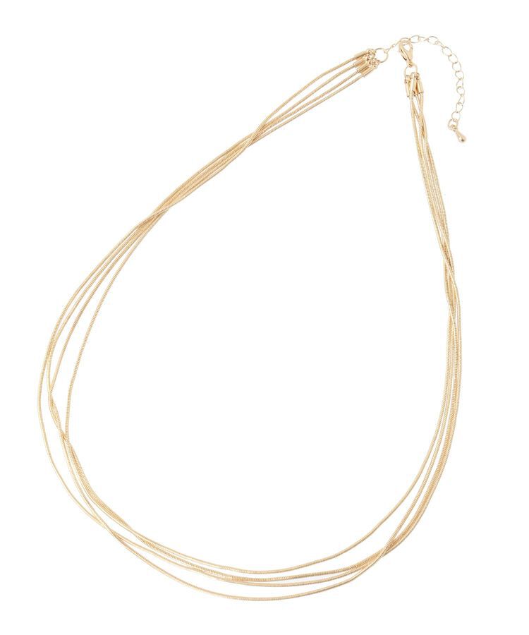 YECCA VECCA「4連チェーンネックレス」|ネックレス|