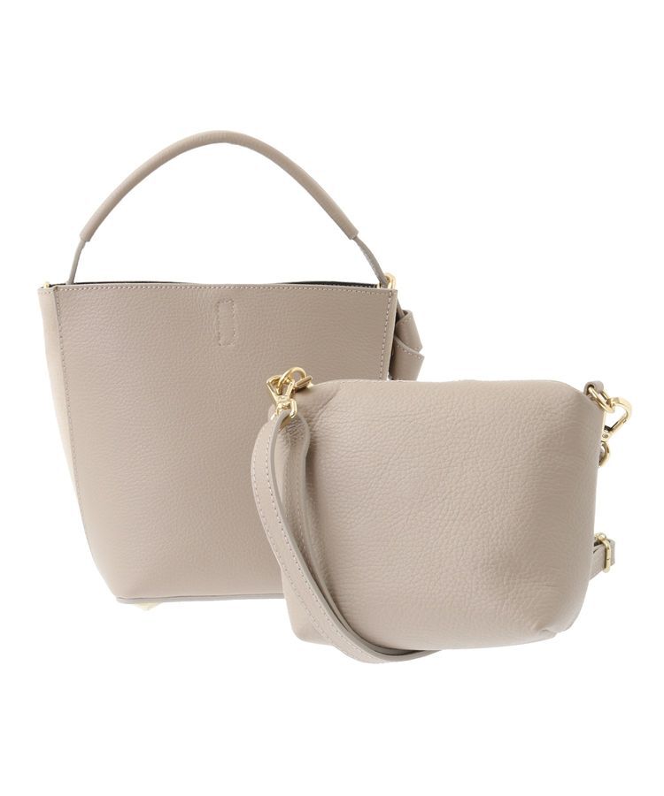 YECCA VECCA「【AULENTTI】2wayレザーバッグ」|ショルダー・メッセンジャー|