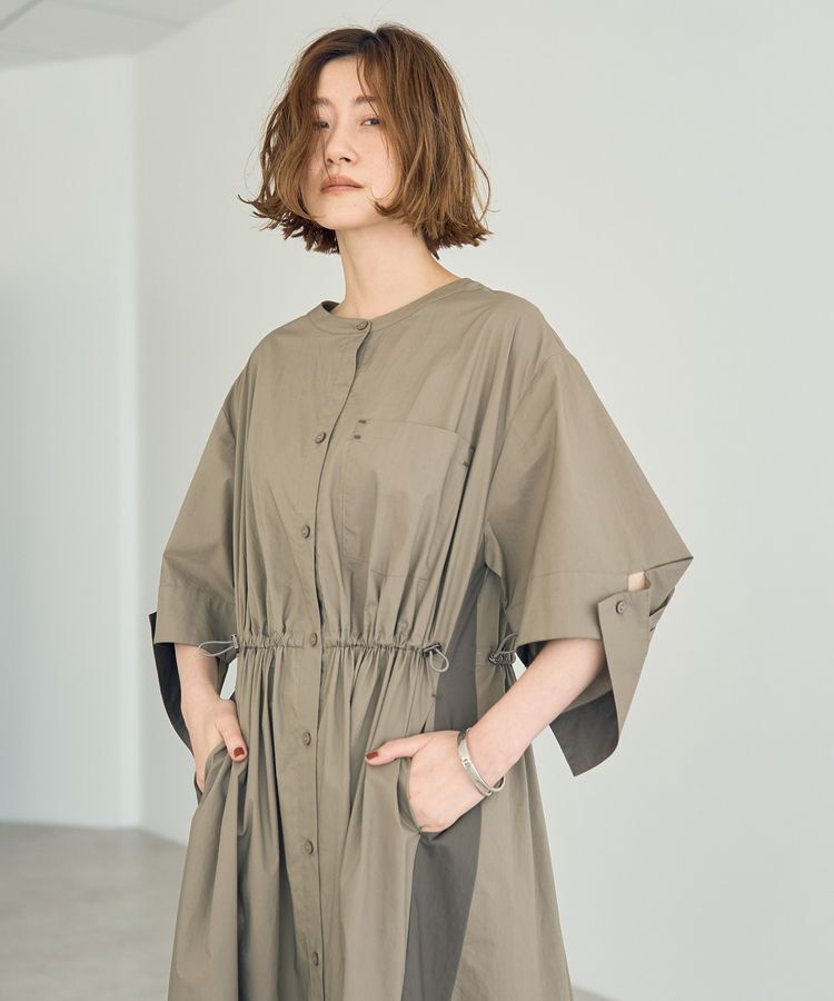 Editt by YECCA VECCA「ドロストシャツワンピース」|ワンピース|