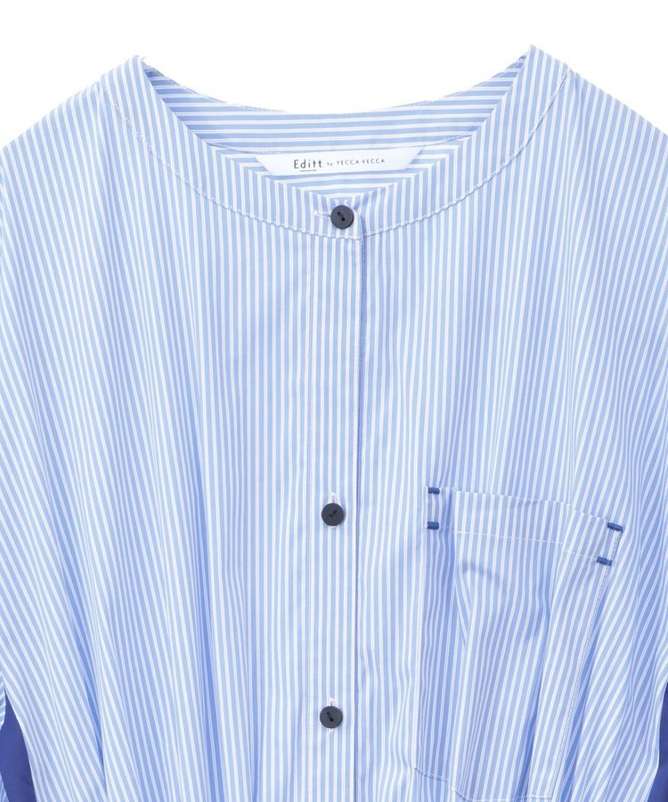 Editt by YECCA VECCA「ドロストシャツワンピース」|ワンピース|