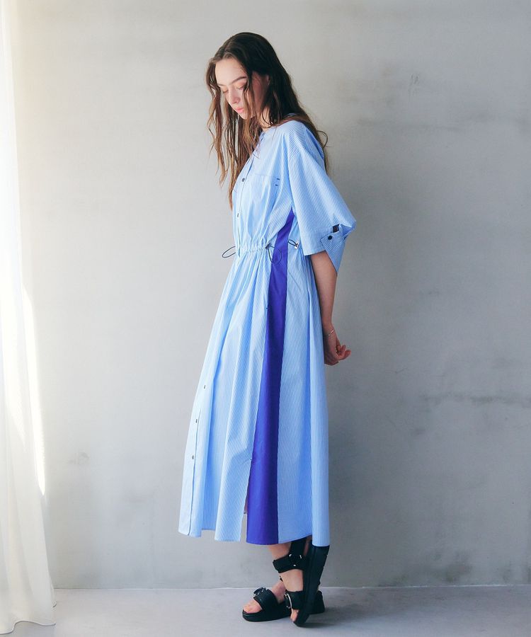 Editt by YECCA VECCA「ドロストシャツワンピース」|ワンピース|