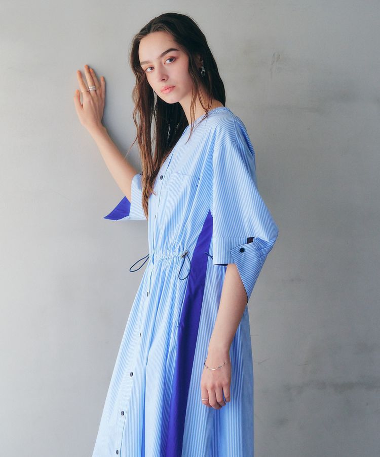 Editt by YECCA VECCA「ドロストシャツワンピース」|ワンピース|