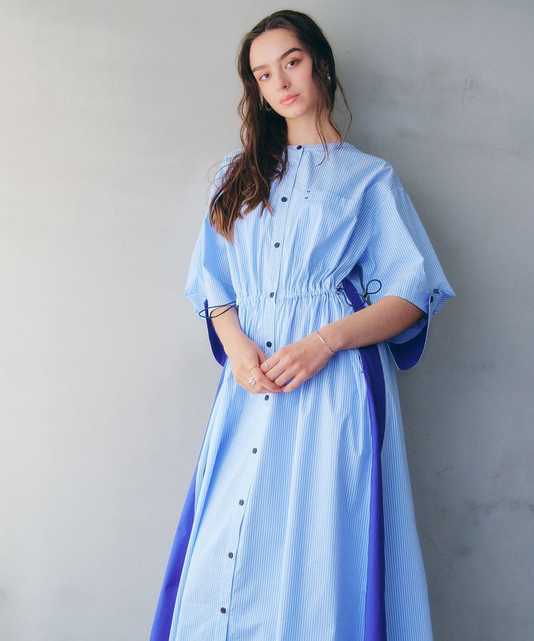 Editt by YECCA VECCA「ドロストシャツワンピース」|ワンピース|