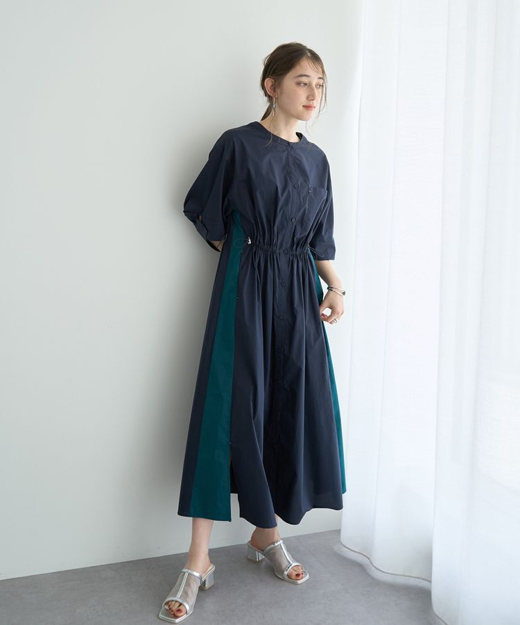 Editt by YECCA VECCA「ドロストシャツワンピース」|ワンピース|