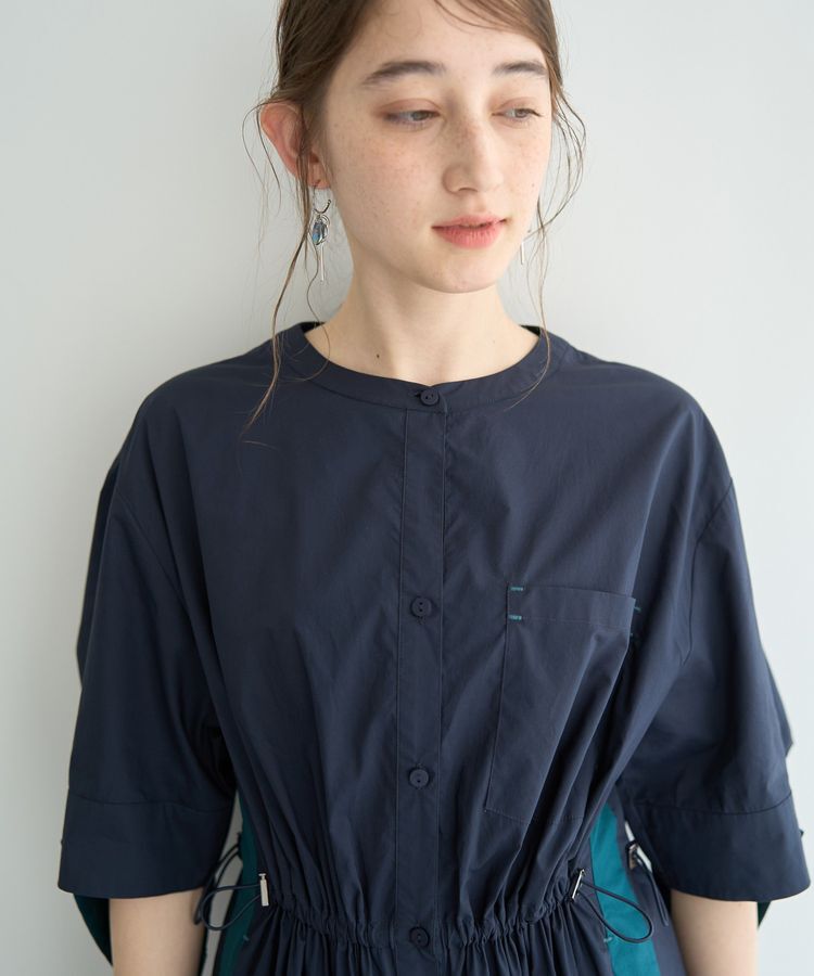 Editt by YECCA VECCA「ドロストシャツワンピース」|ワンピース|