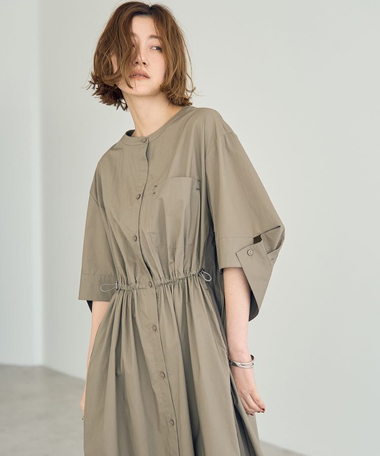Editt by YECCA VECCA「ドロストシャツワンピース」|ワンピース|