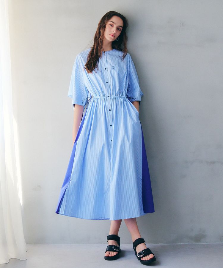 Editt by YECCA VECCA「ドロストシャツワンピース」|ワンピース|