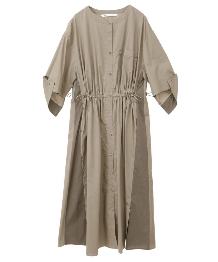 Editt by YECCA VECCA「ドロストシャツワンピース」|ワンピース|