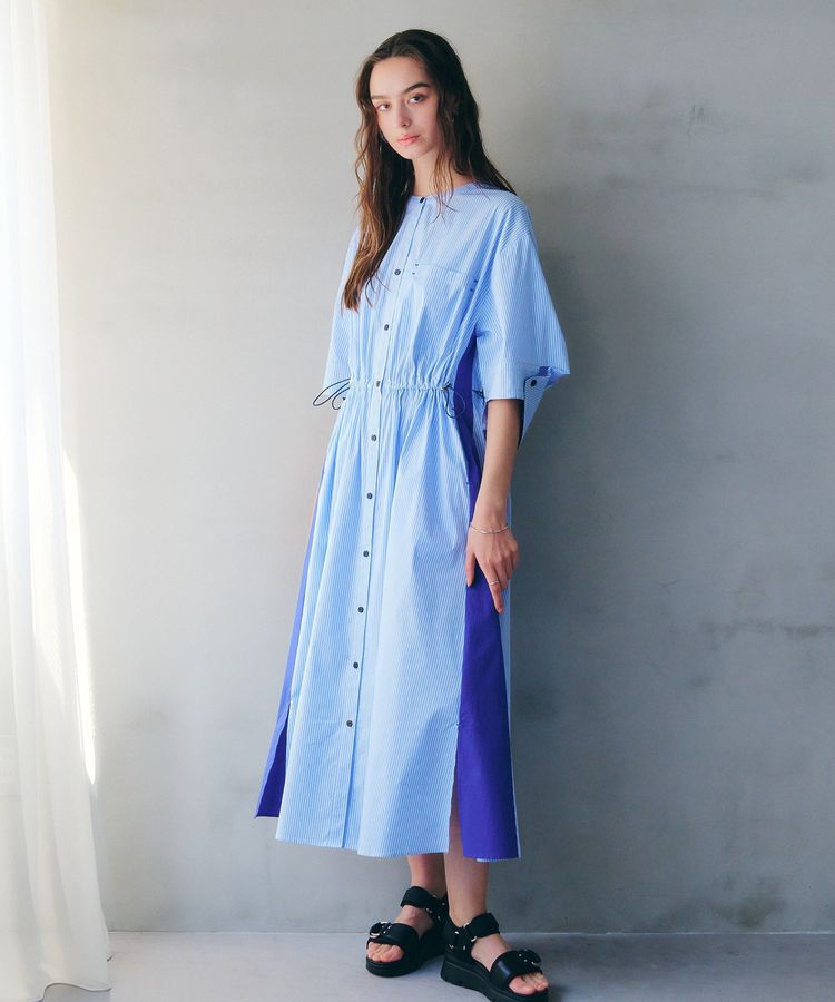 Editt by YECCA VECCA「ドロストシャツワンピース」|ワンピース|