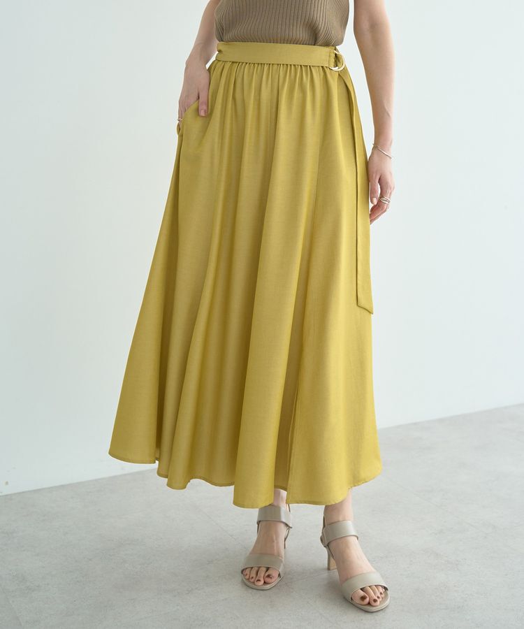 YECCA VECCA「ベルトデザインマーメイドスカート」|スカート|