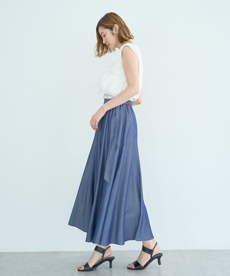 YECCA VECCA「ベルトデザインマーメイドスカート」|スカート|