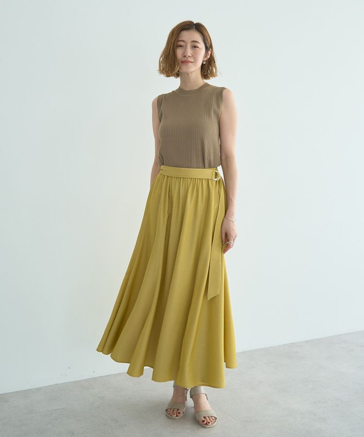 YECCA VECCA「ベルトデザインマーメイドスカート」|スカート|