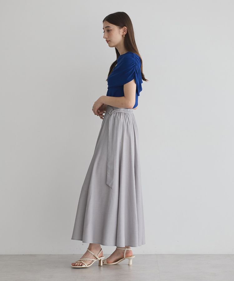 YECCA VECCA「ベルトデザインマーメイドスカート」|スカート|