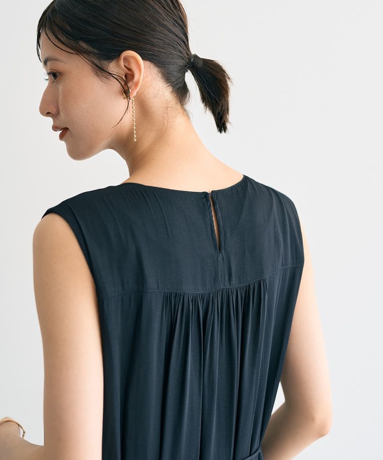 YECCA VECCA「マルチカラーギャザーワンピース」|ワンピース|