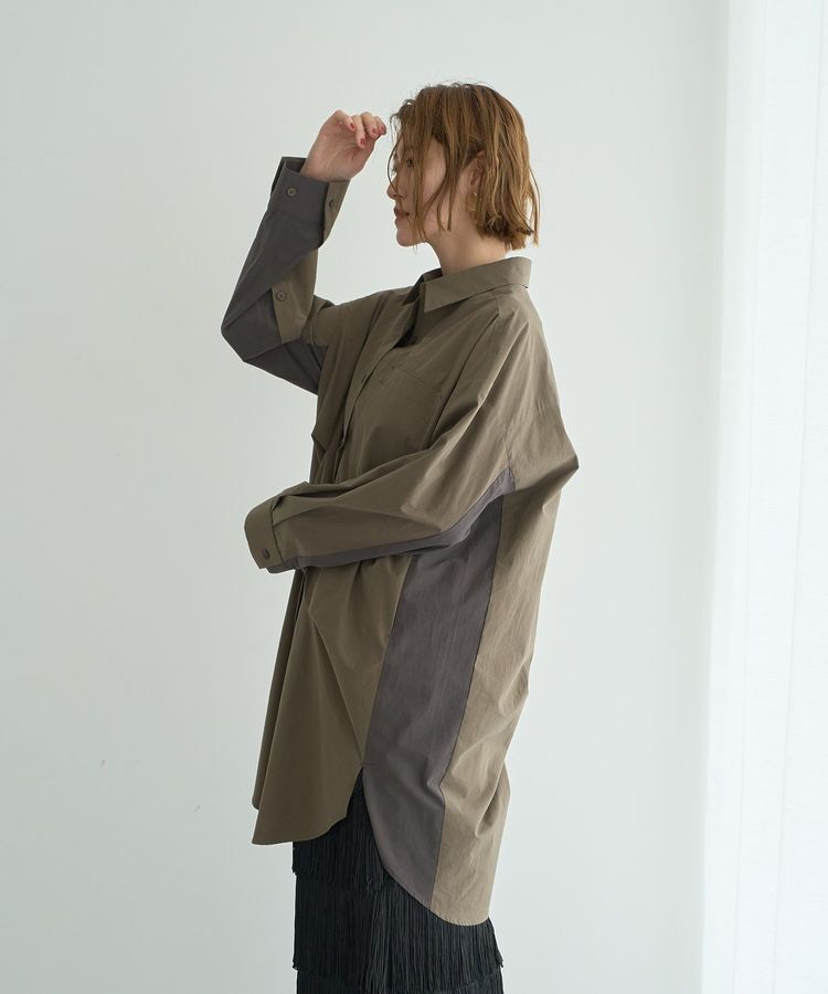 Editt by YECCA VECCA「2way袖デザインロングシャツ」|シャツ・ブラウス|