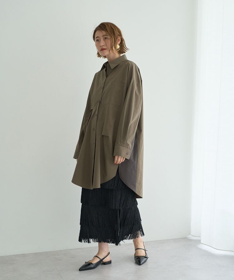 Editt by YECCA VECCA「2way袖デザインロングシャツ」|シャツ・ブラウス|