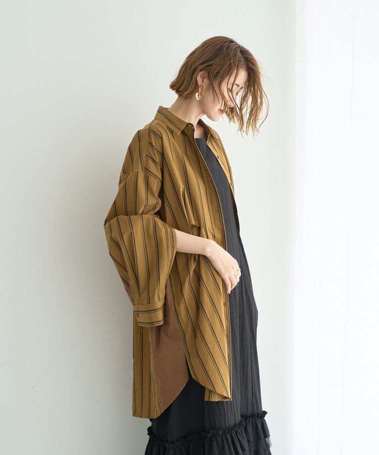 Editt by YECCA VECCA「2way袖デザインロングシャツ」|シャツ・ブラウス|