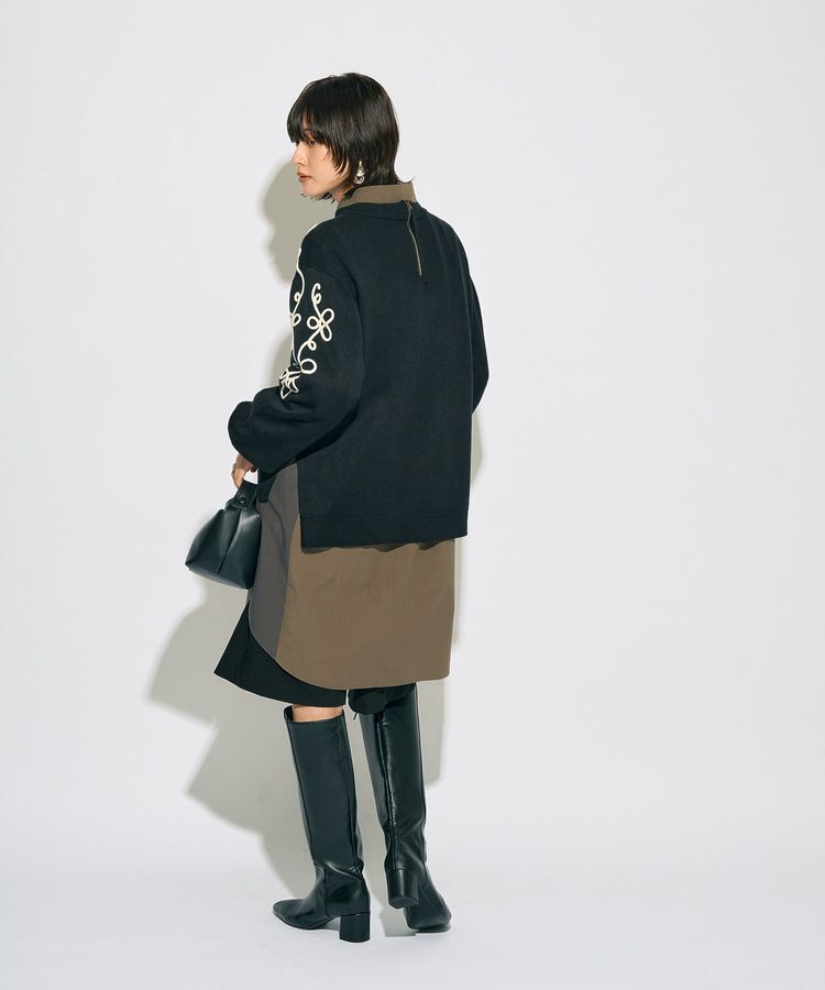 Editt by YECCA VECCA「【archive】コード刺繍ニット」|ニット・セーター|