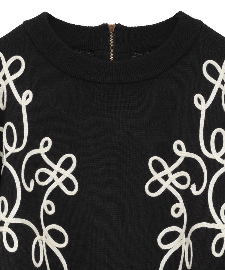 Editt by YECCA VECCA「【archive】コード刺繍ニット」|ニット・セーター|