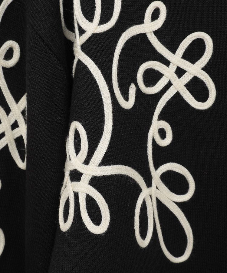 Editt by YECCA VECCA「【archive】コード刺繍ニット」|ニット・セーター|
