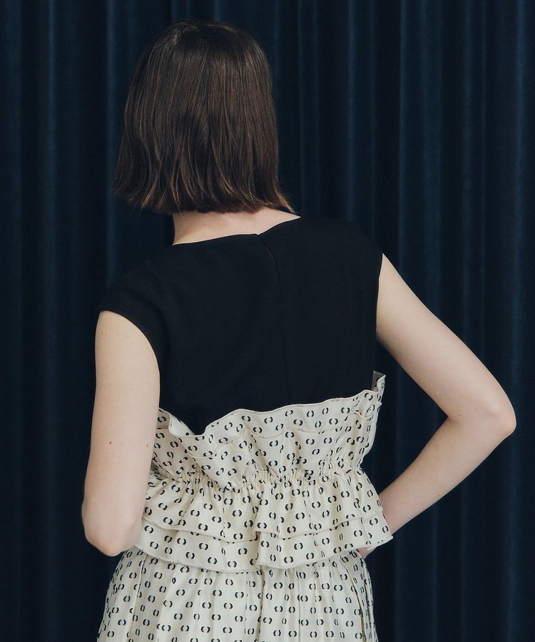 YECCA VECCA「ビスチェドッキングブラウス」|シャツ・ブラウス|