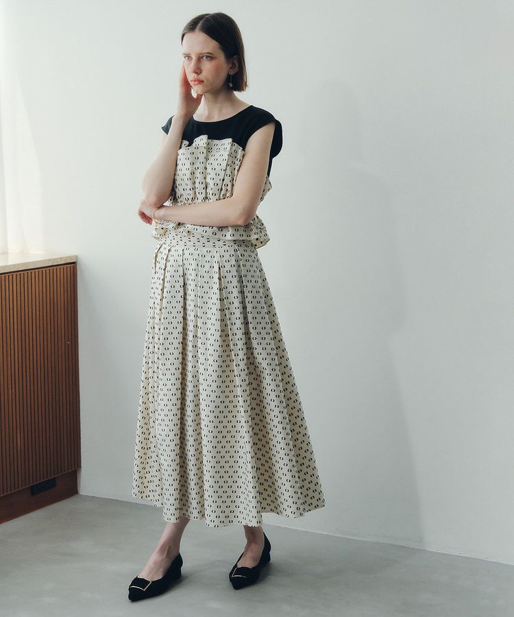 YECCA VECCA「ビスチェドッキングブラウス」|シャツ・ブラウス|