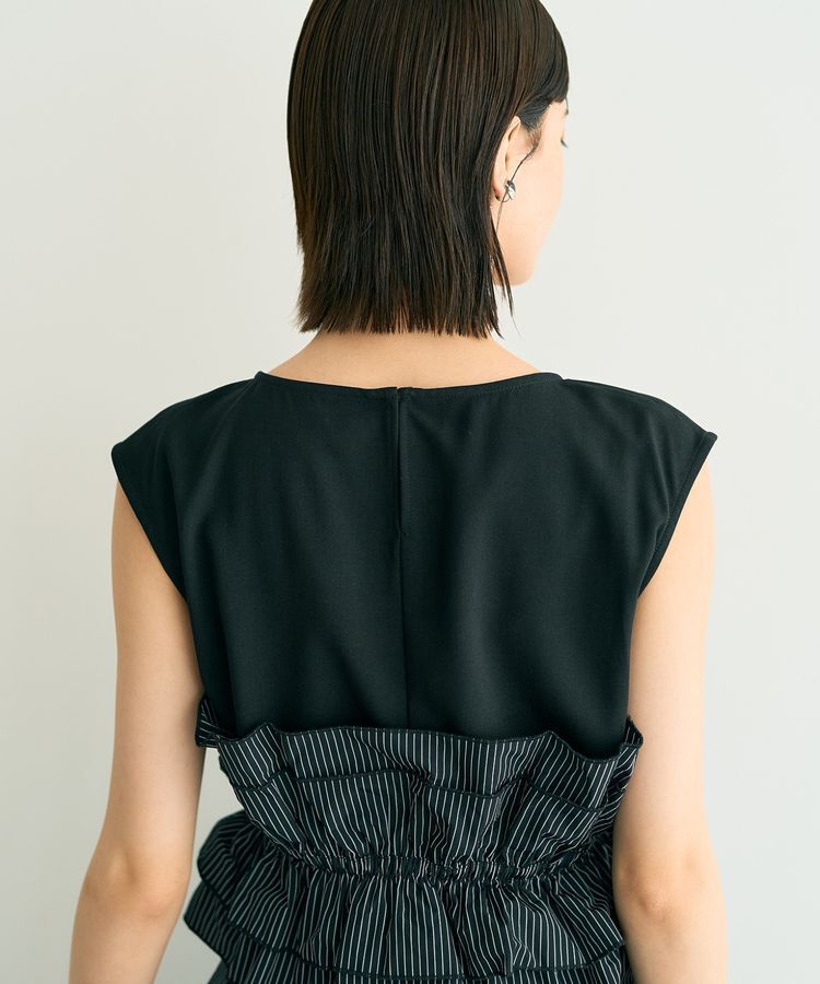 YECCA VECCA「ビスチェドッキングブラウス」|シャツ・ブラウス|