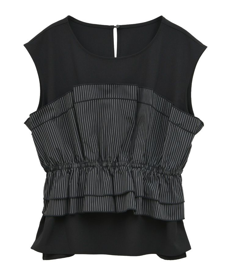 YECCA VECCA「ビスチェドッキングブラウス」|シャツ・ブラウス|