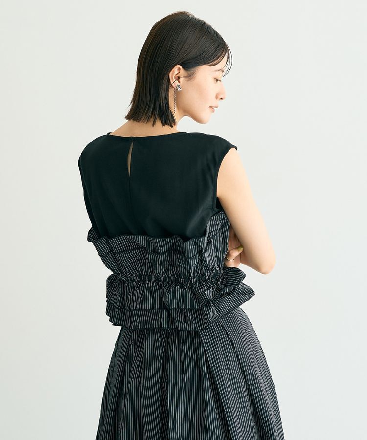 YECCA VECCA「ビスチェドッキングブラウス」|シャツ・ブラウス|