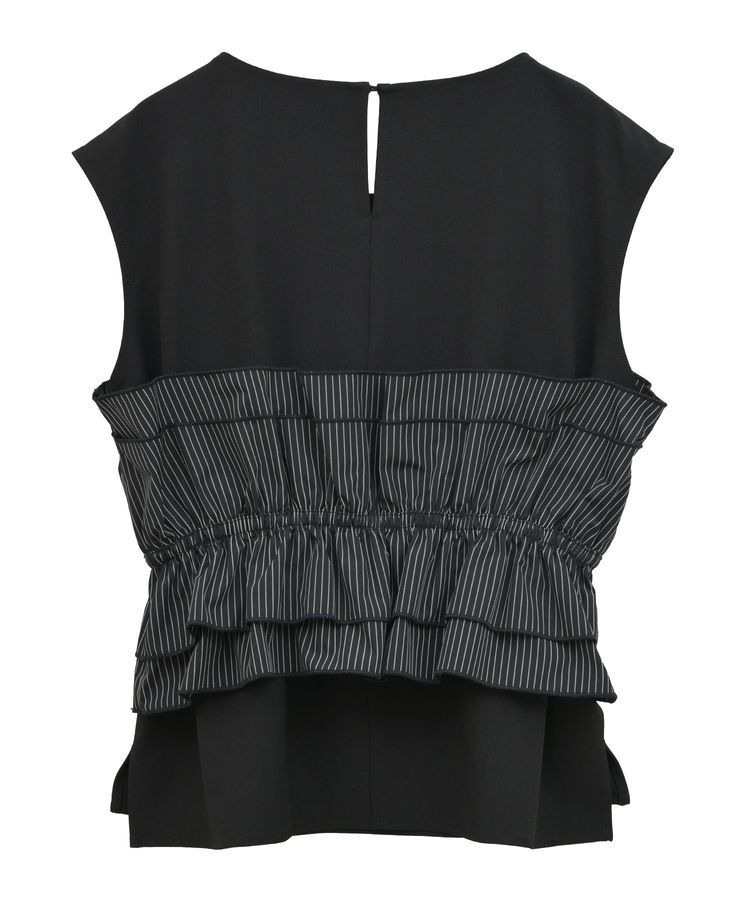 YECCA VECCA「ビスチェドッキングブラウス」|シャツ・ブラウス|