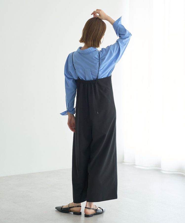 YECCA VECCA「ラッフルキャミオールインワン」|オールインワン|