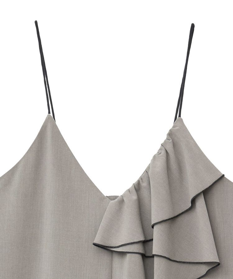 YECCA VECCA「ラッフルキャミオールインワン」|オールインワン|