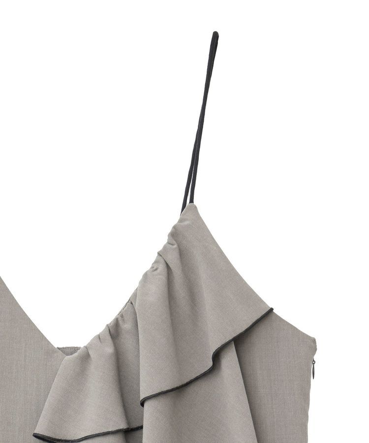 YECCA VECCA「ラッフルキャミオールインワン」|オールインワン|