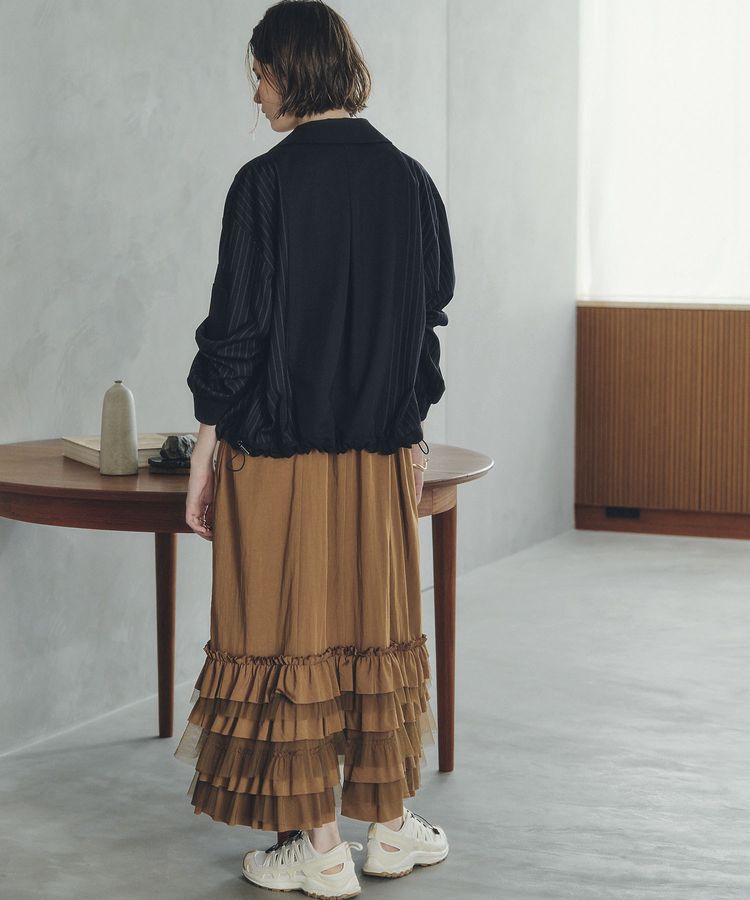 Editt by YECCA VECCA「MA-1風デザインジャケット」|テーラードジャケット|