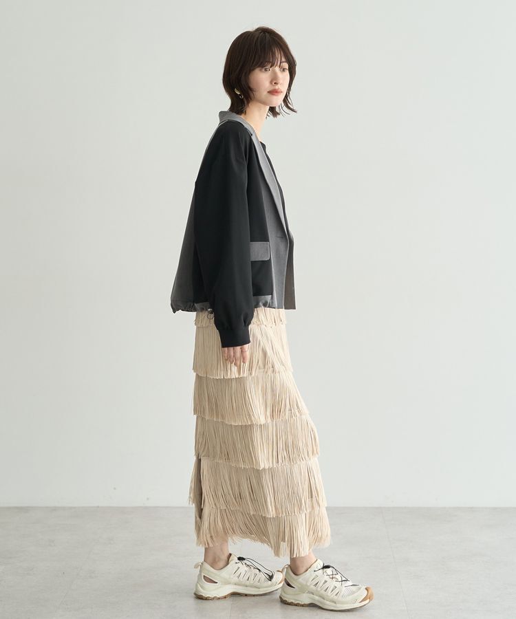 Editt by YECCA VECCA「MA-1風デザインジャケット」|テーラードジャケット|